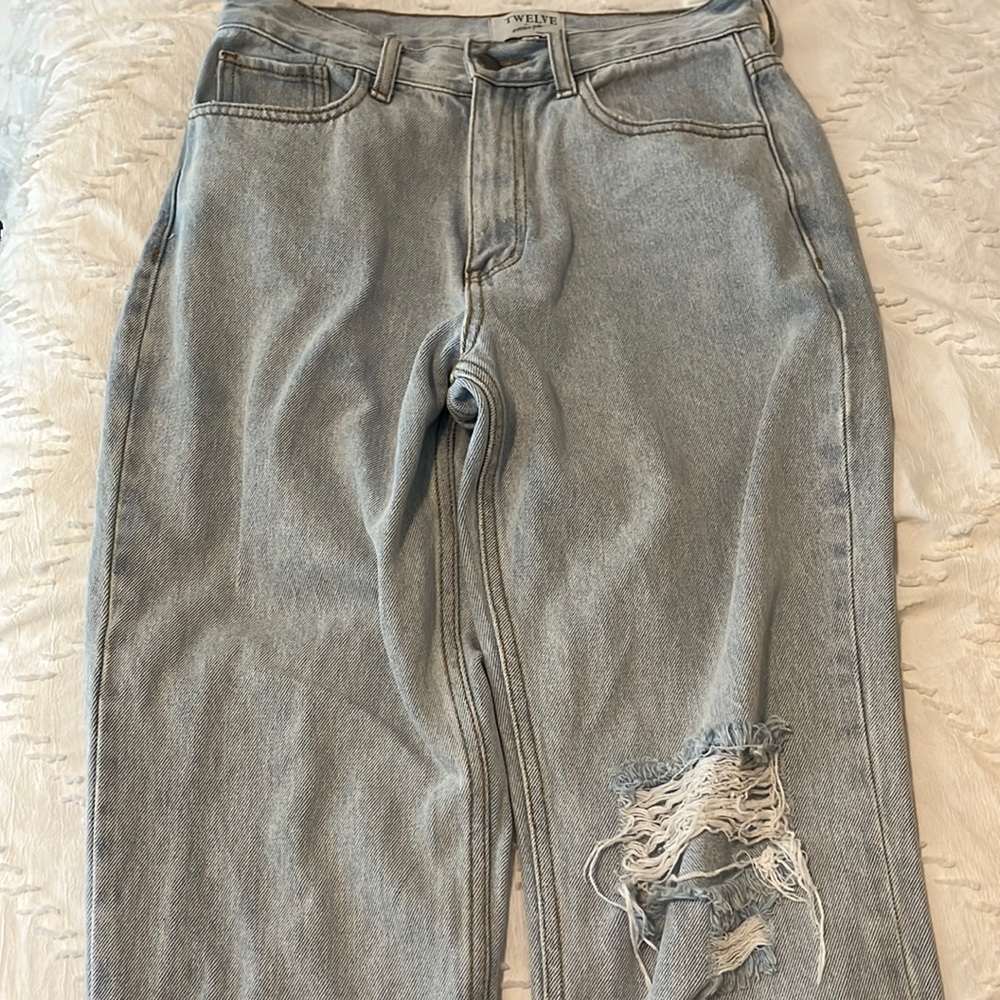 light straight jeans